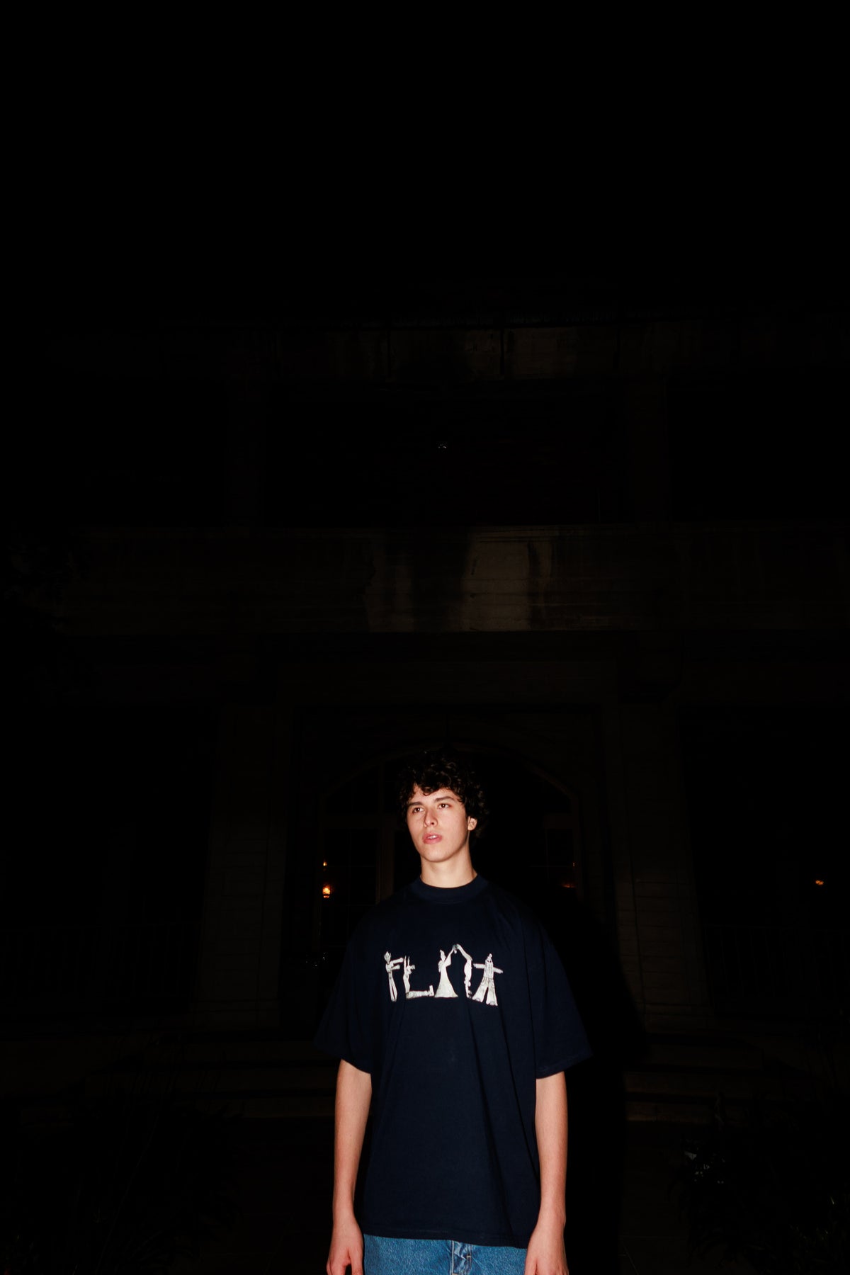 Characters Spelling FLOT Tee