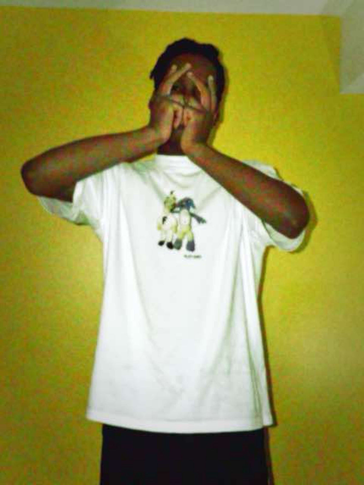 Flot Man and Purple Dog Guy Tee